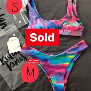 ❌SOLD❌on Venmo Kulani Kinis bikini top bottom set